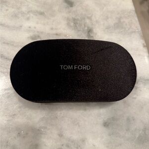 Tom Ford Brown and Black Sunglasses Case
